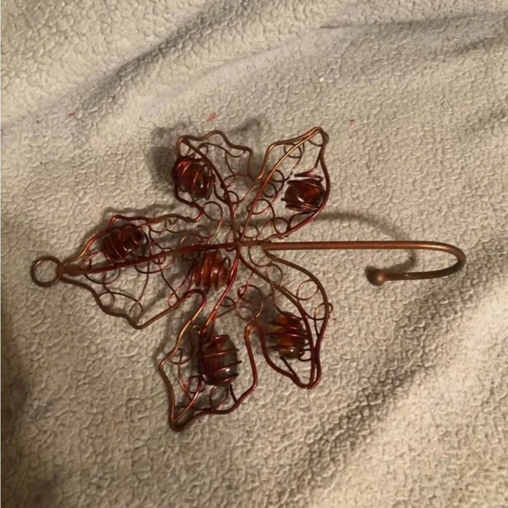Copper Leaf Wall Hook